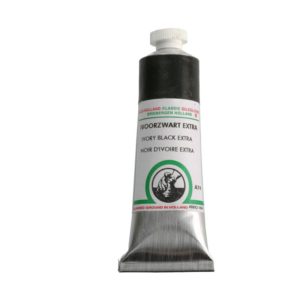 OH09.074 Ivory Black Extra Oil 40ml Old Holland